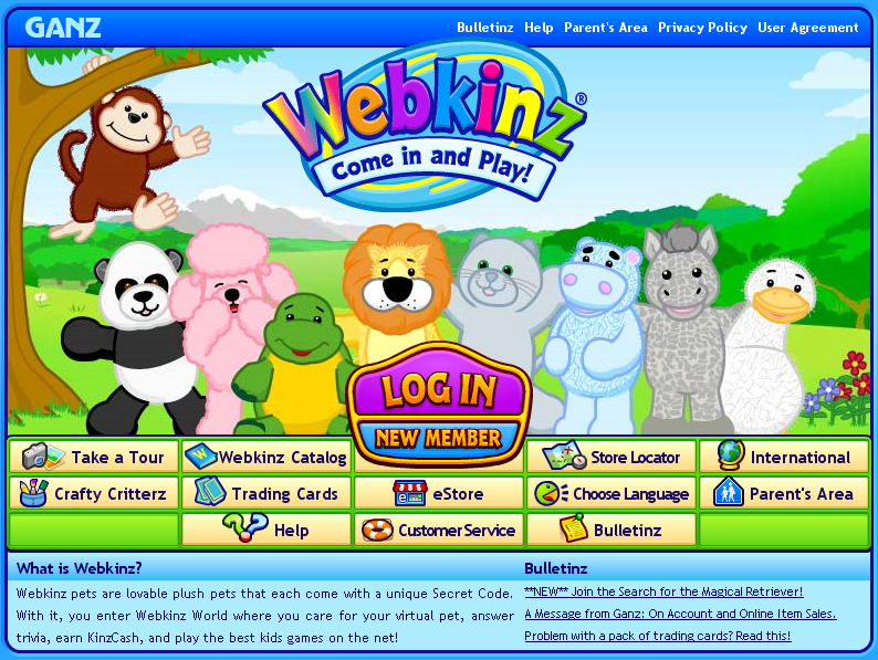 Webkinz.